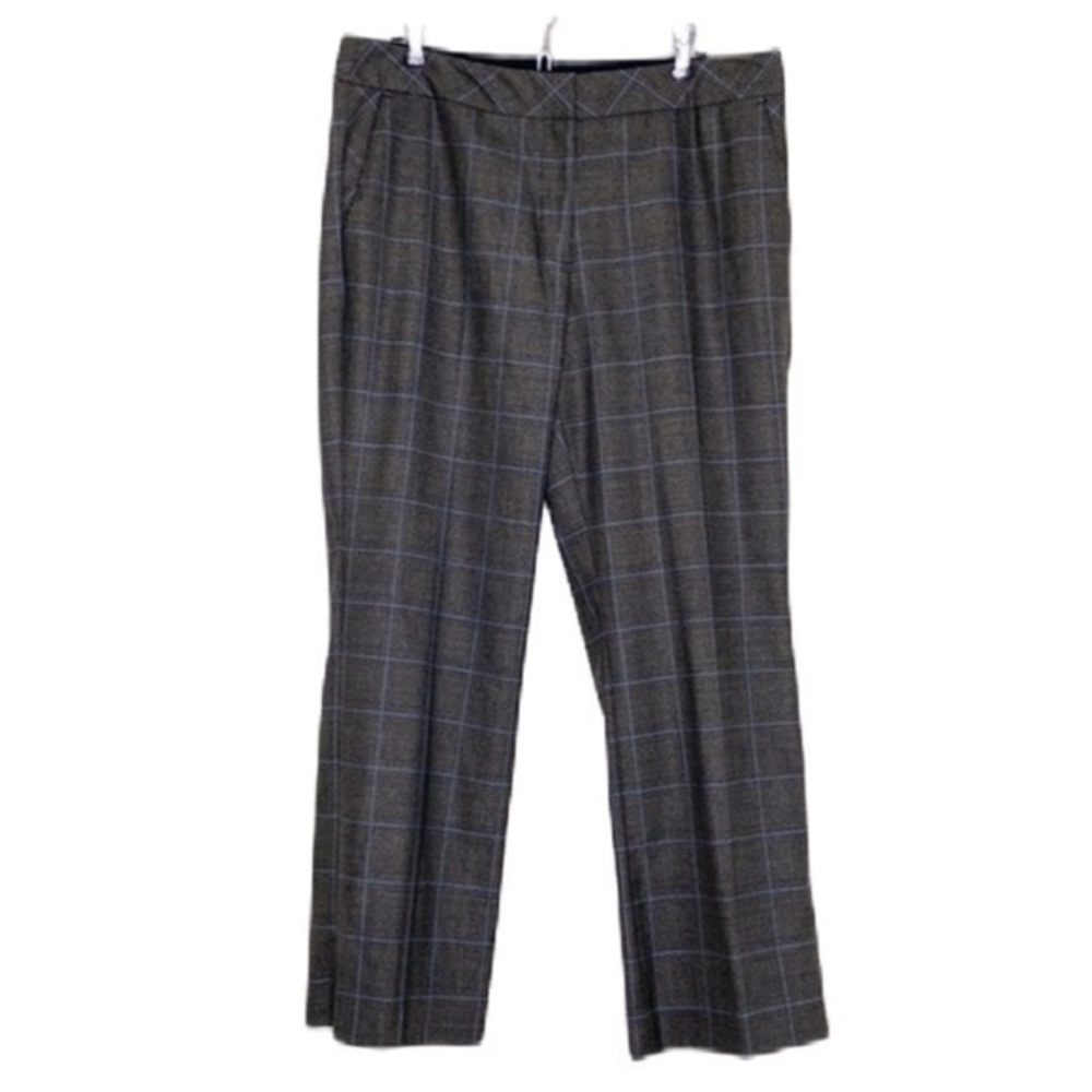 Talbots Heritage Wool Blend Tartan Plaid Pants size 14P